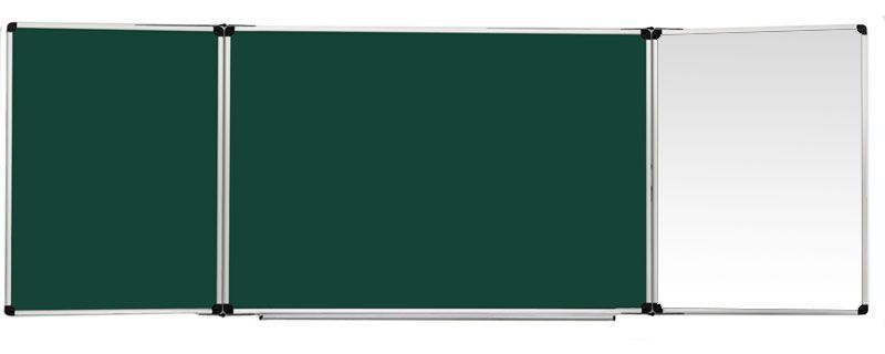 Дошка комбінована магнітно-маркерна/для крейди UkrBoards 100х400 см